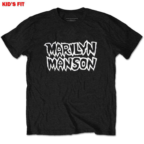 Marilyn Manson Kids Youth T Shirt - Classic Logo