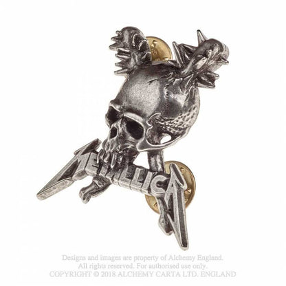 Metallica Pin Badge - Damage Inc. Skull