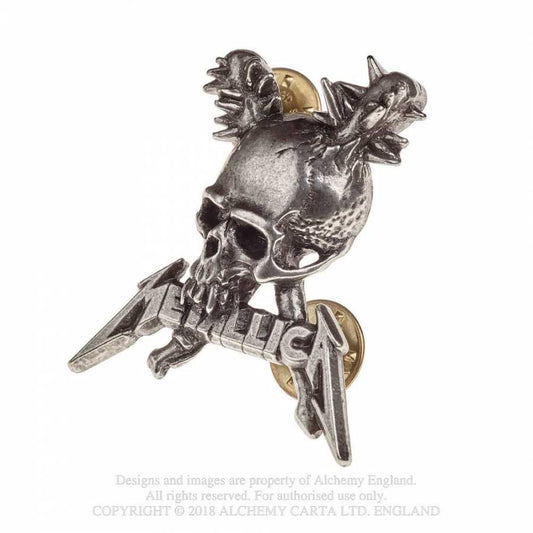 Metallica Pin Badge - Damage Inc. Skull
