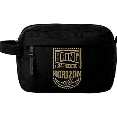 Rocksax Bring Me The Horizon (BMTH) Wash Bag - Gold From £18.99
