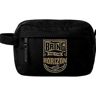 Rocksax Bring Me The Horizon (BMTH) Wash Bag - Gold From £18.99